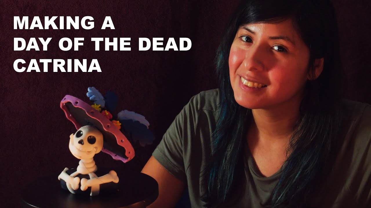 Sculpting a Day of the Dead Catrina with polymer clay