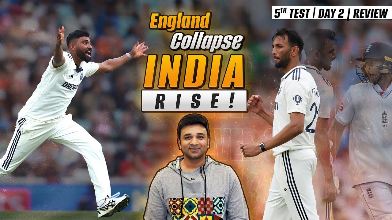 England Collapse, India Rise! | ENGvsIND Day 2 Review | Suman Tirumalasetti || Sumans Dugout