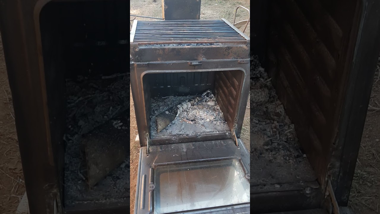 parrilla horno, con cocina a gas sin uso, reutilizar es lo mejor saludos de chile cañete 8va región