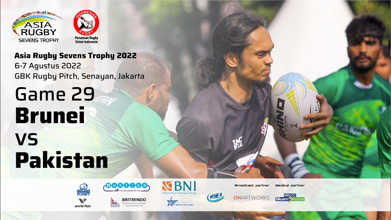 Game 29 9th Playoff Men - Brunei vs Pakistan (Asia Rugby Sevens Trophy 2022)