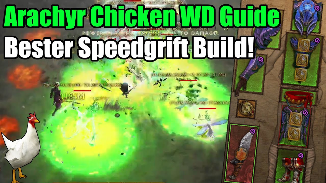 Diablo 3 | Arachyr Chicken WD Speed Guide 🐔🐔🐔