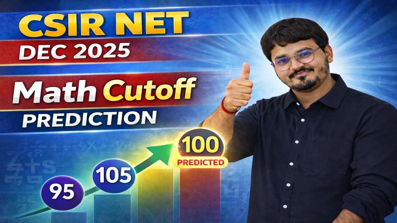 Csir Net Expected Cutoff [Mathematical Science]🙏❤️by Suman Sir #cutoff2025 #csirnet2025 #jrf #maths 