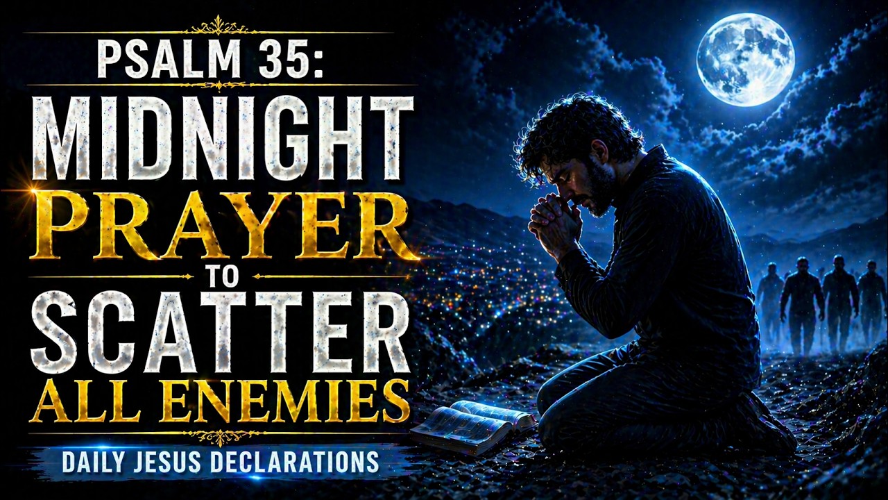 Psalm 35 Midnight Prayer for Victory | Scatter Every Hidden Enemy Before Dawn