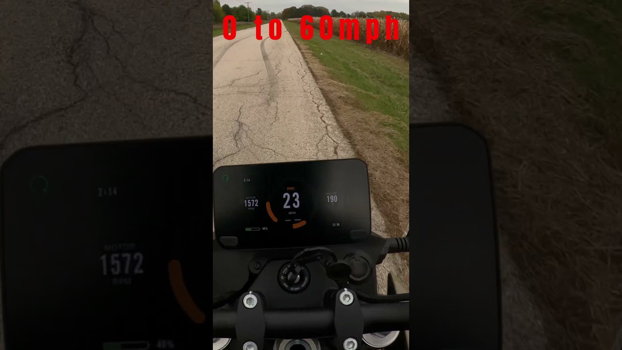 2023 Zero DS - 0 to 60 #motorcycles #acceleration #0to60