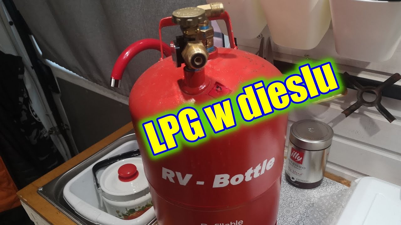 Stalowy GasBank (RV bottle), butla gazowa do samodzielnego tankowania na stacji LPG, gas bank vlog21