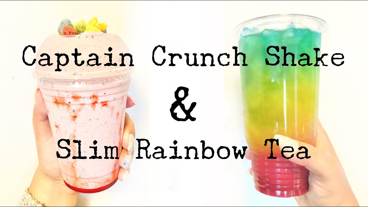 Как приготовить Herbalife Loaded Tea & Shake | Captain Crunch & Slim Rainbow Mega Tea 🌈