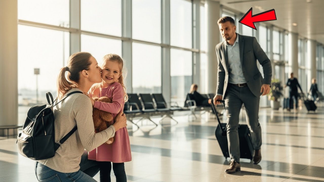 Sie Half Nur Dem Verlorenen Mädchen Am Flughafen — Doch Als Der Millionärs-Vater Es Sah, Er…