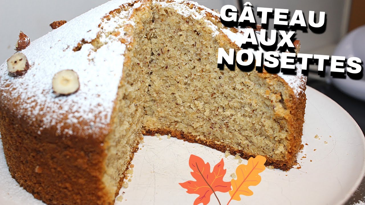 Gâteau moelleux aux noisettes