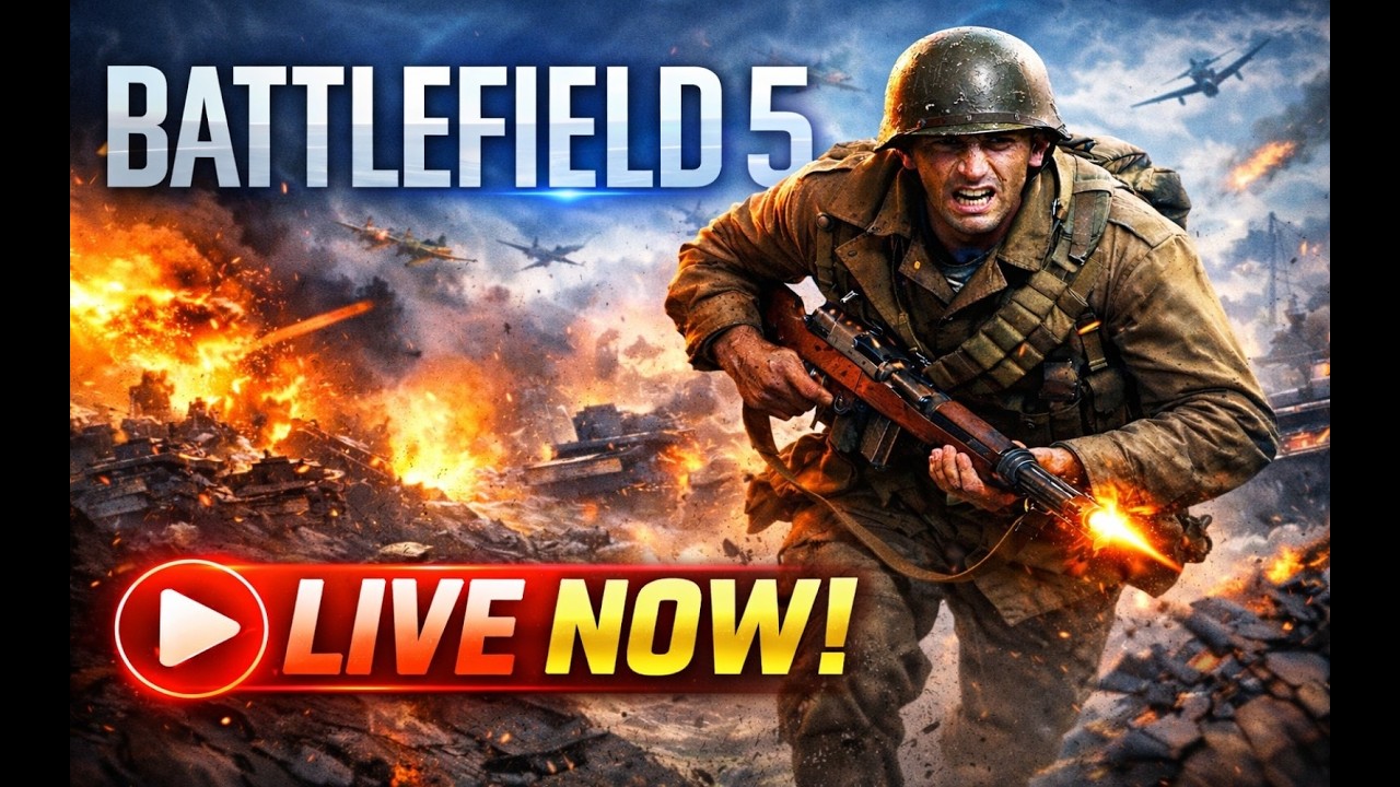 Battlefield V PC Multiplayer Live Stream