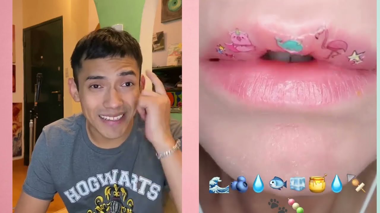 Los Mejores Tiktoks de @Rubén Tuesta  || MORIRAS DE RISA 🤣😺😍 ASMR EMOJI Eating Parte 2