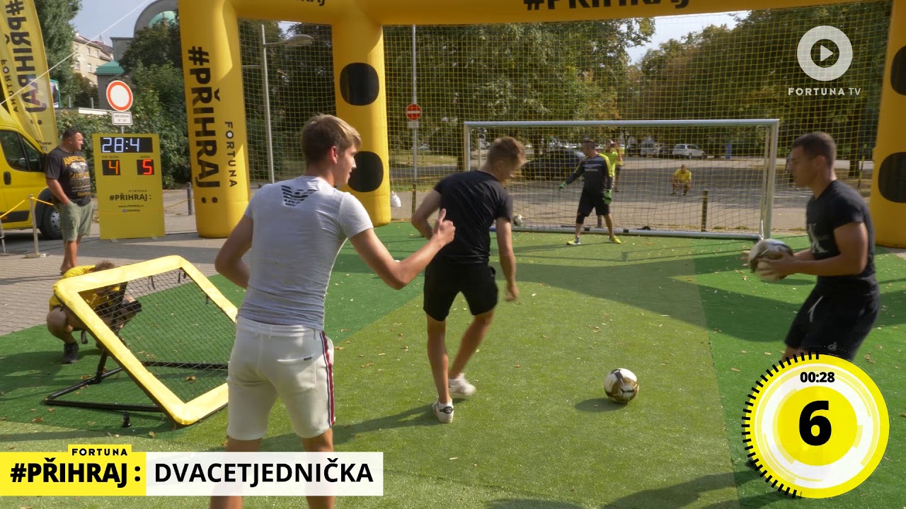 Nejlepší tým Fortuna fotbalové střelnice v Olomouci