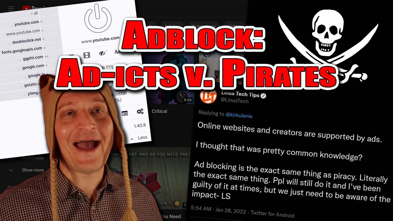 LTT Ad-Blocking-is-Piracy Hot Take