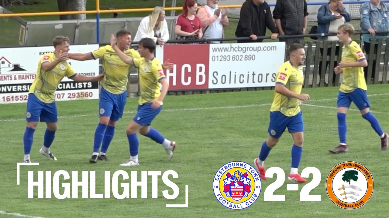 Highlights | Eastbourne Town 2-2 Ashford Town (Middlesex) - FA Cup Extra Preliminary Round