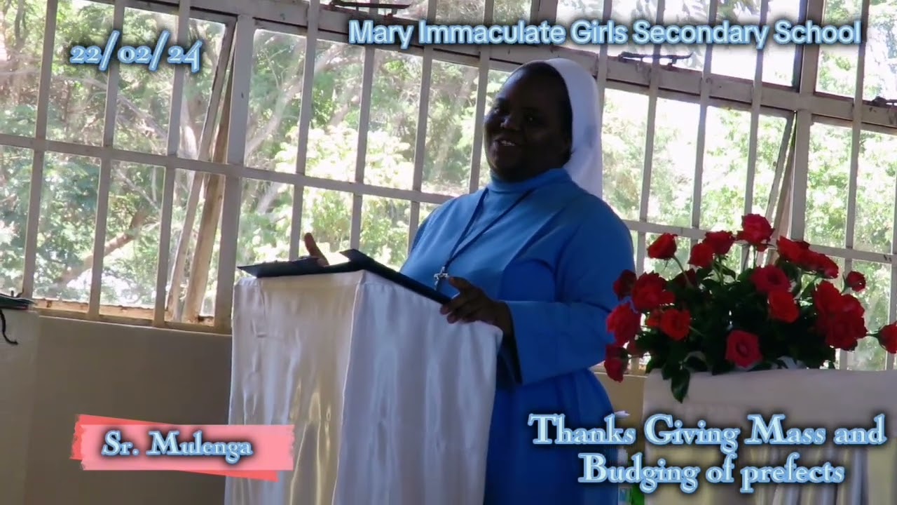 Mary Immaculate Girls Secondary School Budging of prefects and admin offices commissioned!