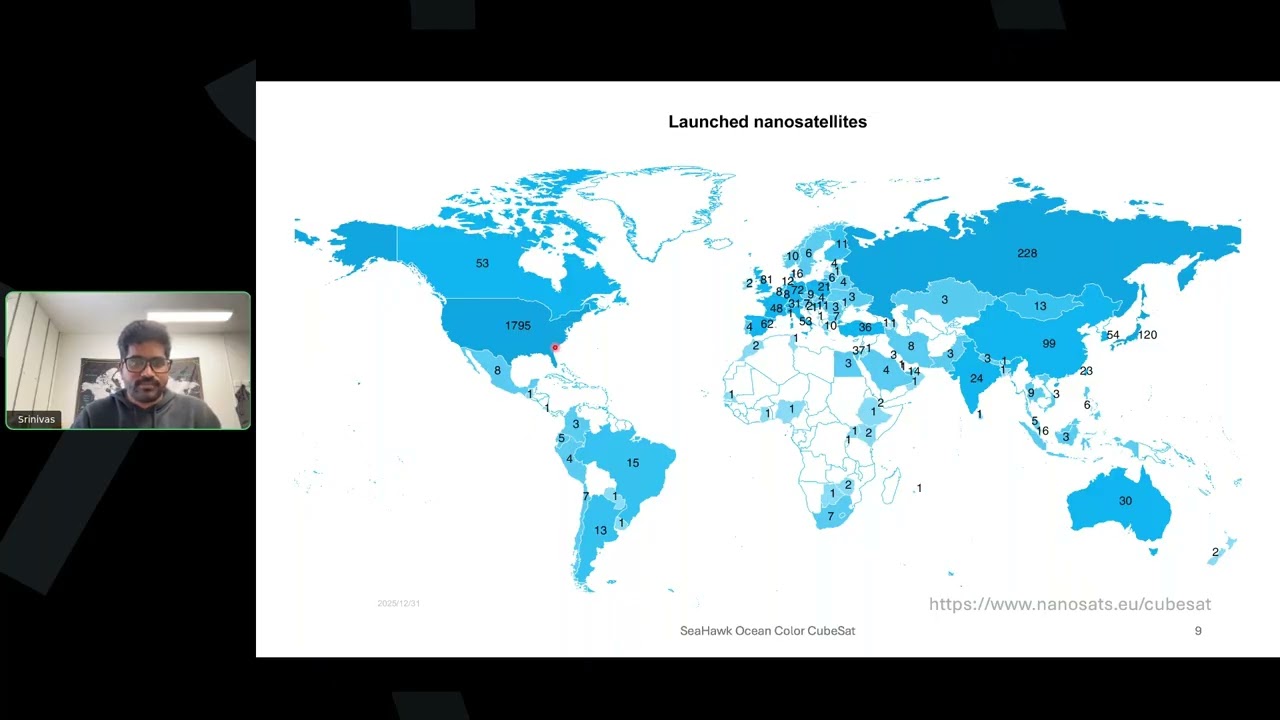 GEOAquaWatch Hawkeye Mission Ocean Color Cubesat Webinar