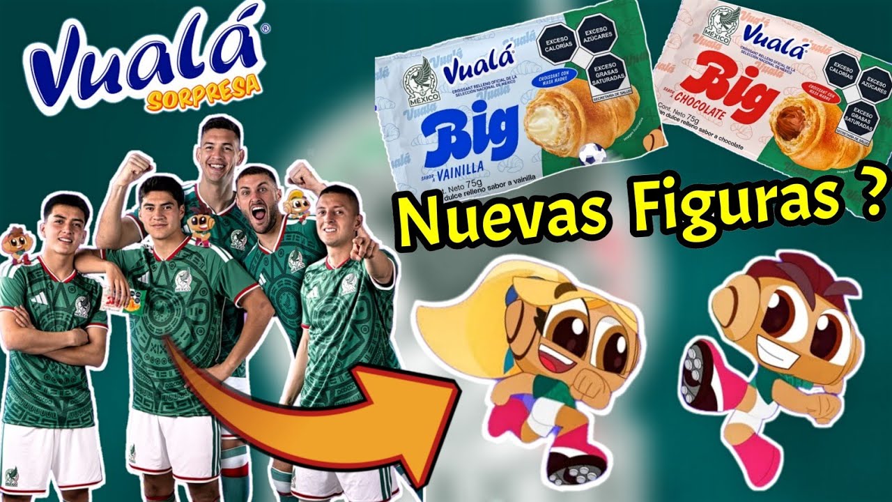 Nuevos Vuala Big Edición Especial De La Selección Mexicana/Mundial 2026 ¡ NUEVAS MASCOTAS!