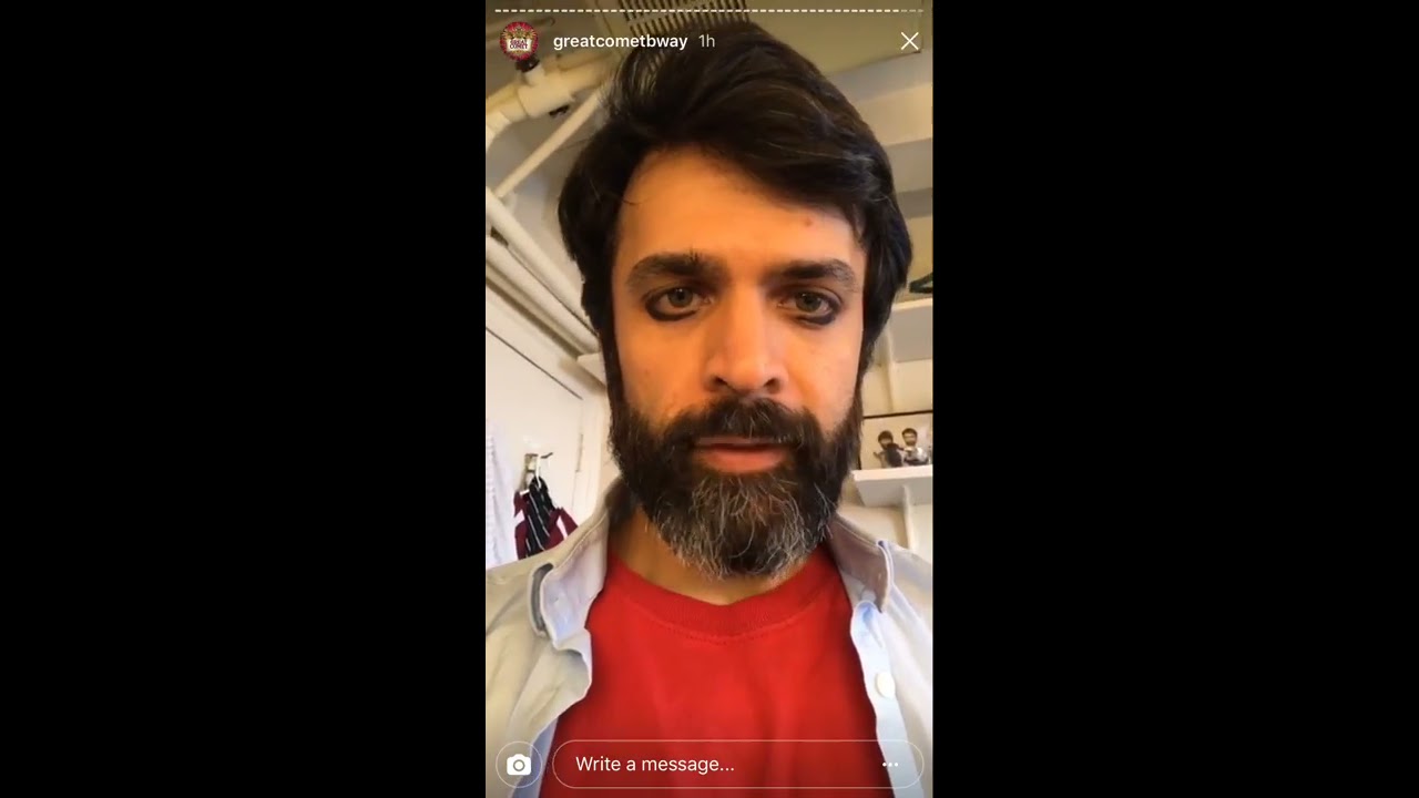 Manik Choksi's Great Comet Instagram Takeover | 8/30/17