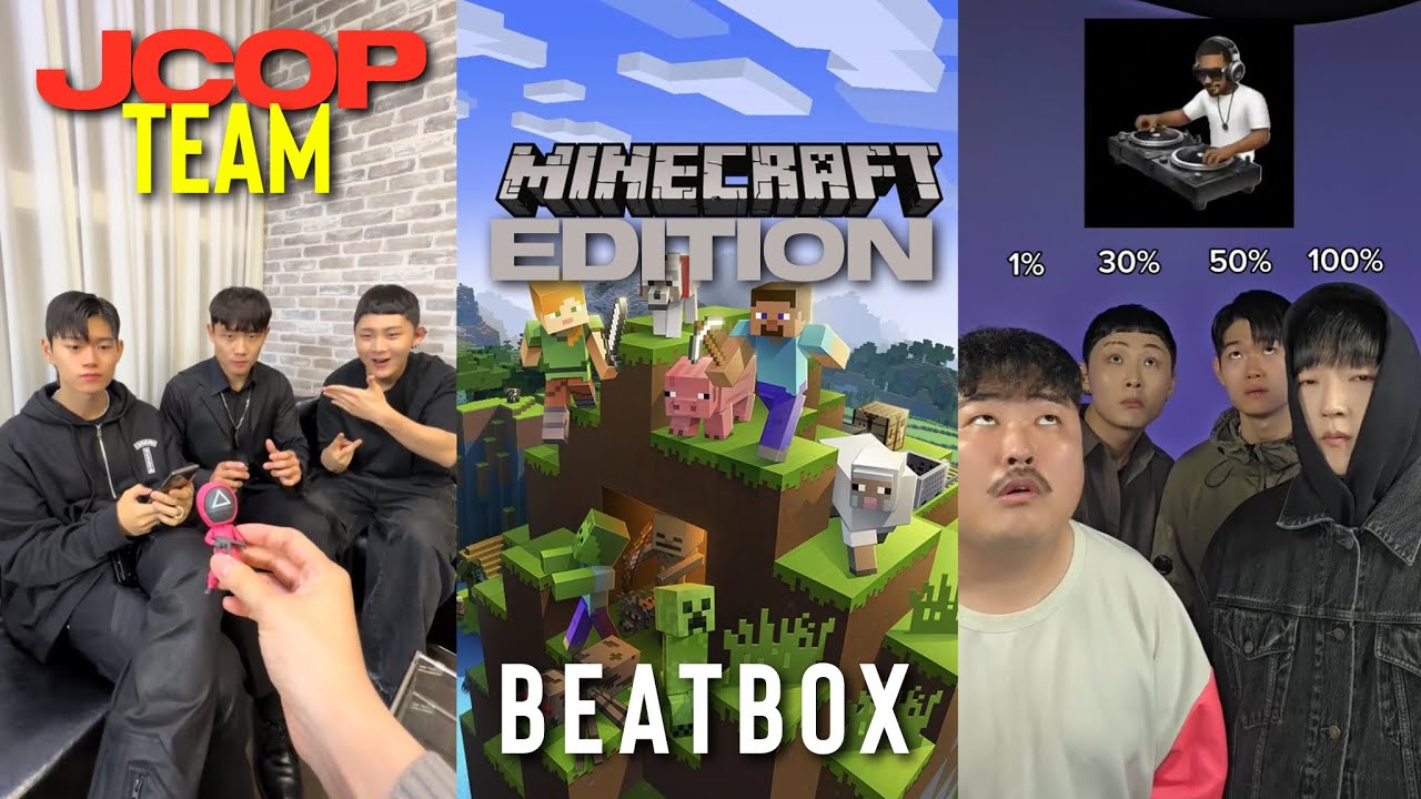 Best of JCOP Team Minecraft EDITION Beatbox - ASMR