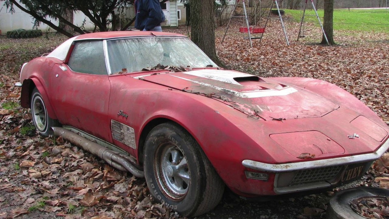 1971 Corvette LS6 Barn Find With Price Revealed (closed captioned)