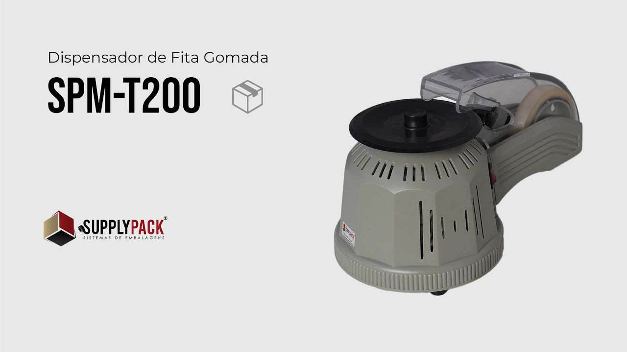 Dispensador eletrônico de fitas adesivas SPM-T200 - SUPPLYPACK SISTEMAS DE EMBALAGENS