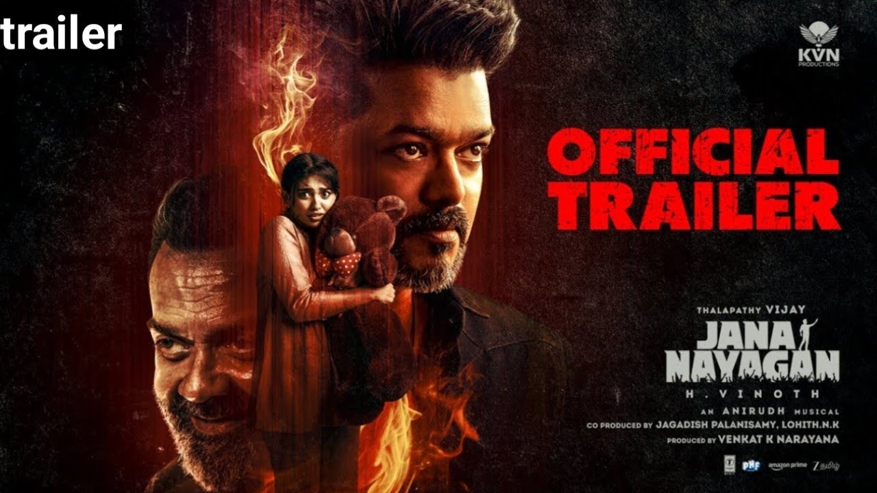 Thalapathy Vijay as Jana Nayagan | Power, Politics & Fire | Jana Nayagan Trailer
