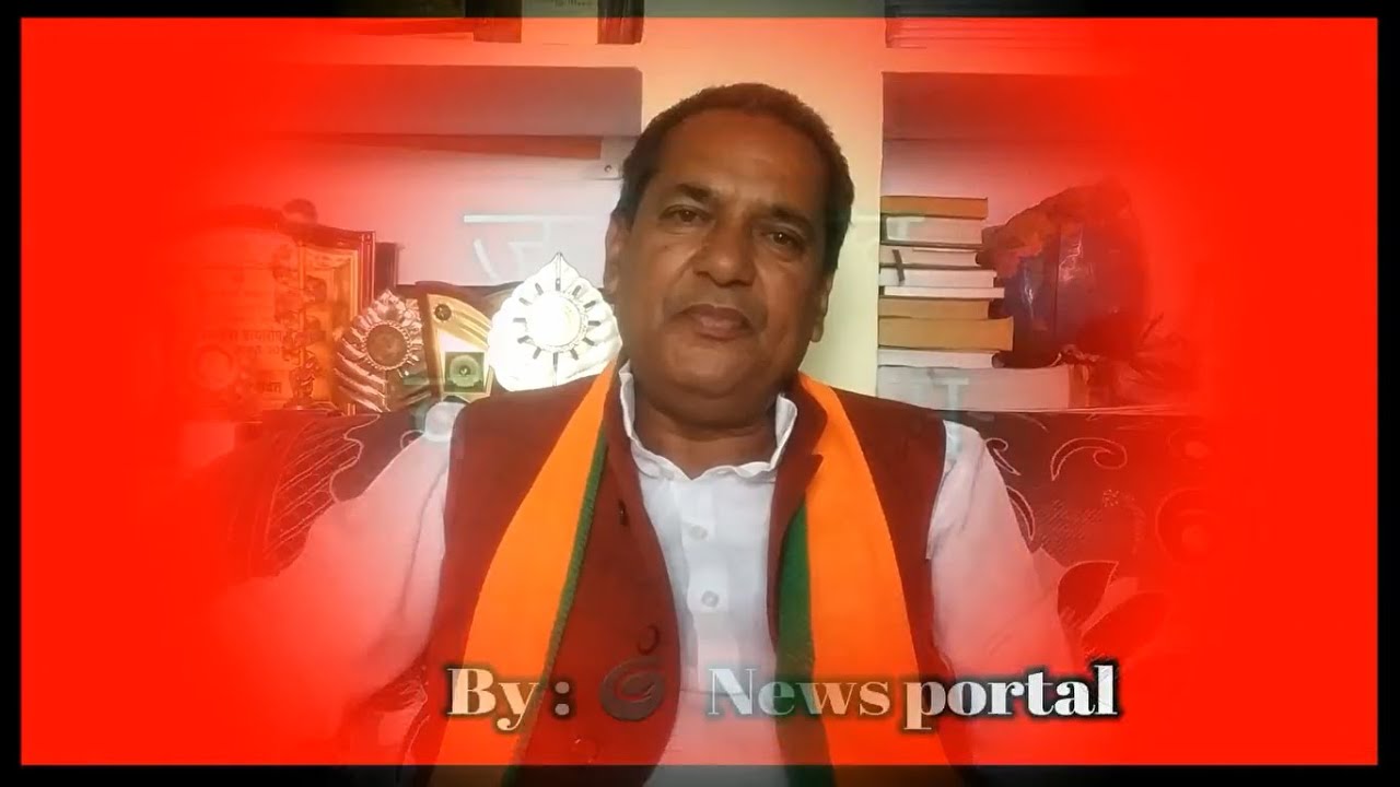 Former BJP MLA Mansingh Gurjar appeals to residents of Gangapur city regarding Corona virus.