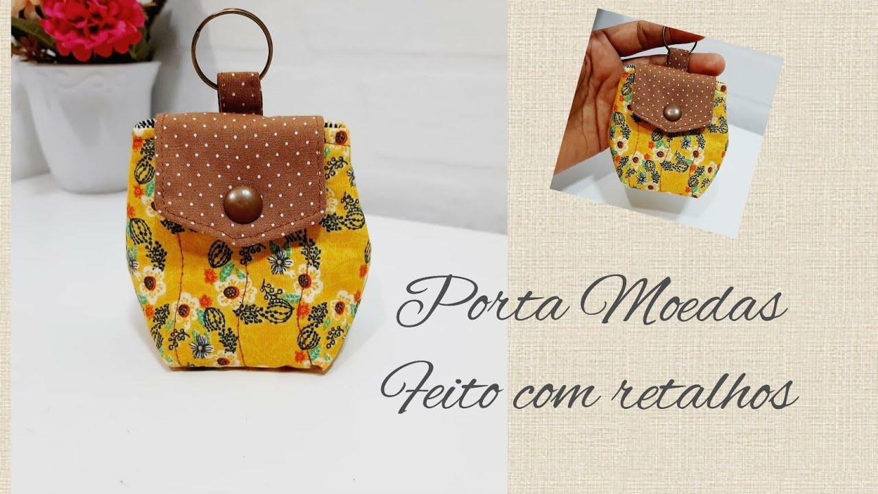 Porta Moedas feita com retalhos!!