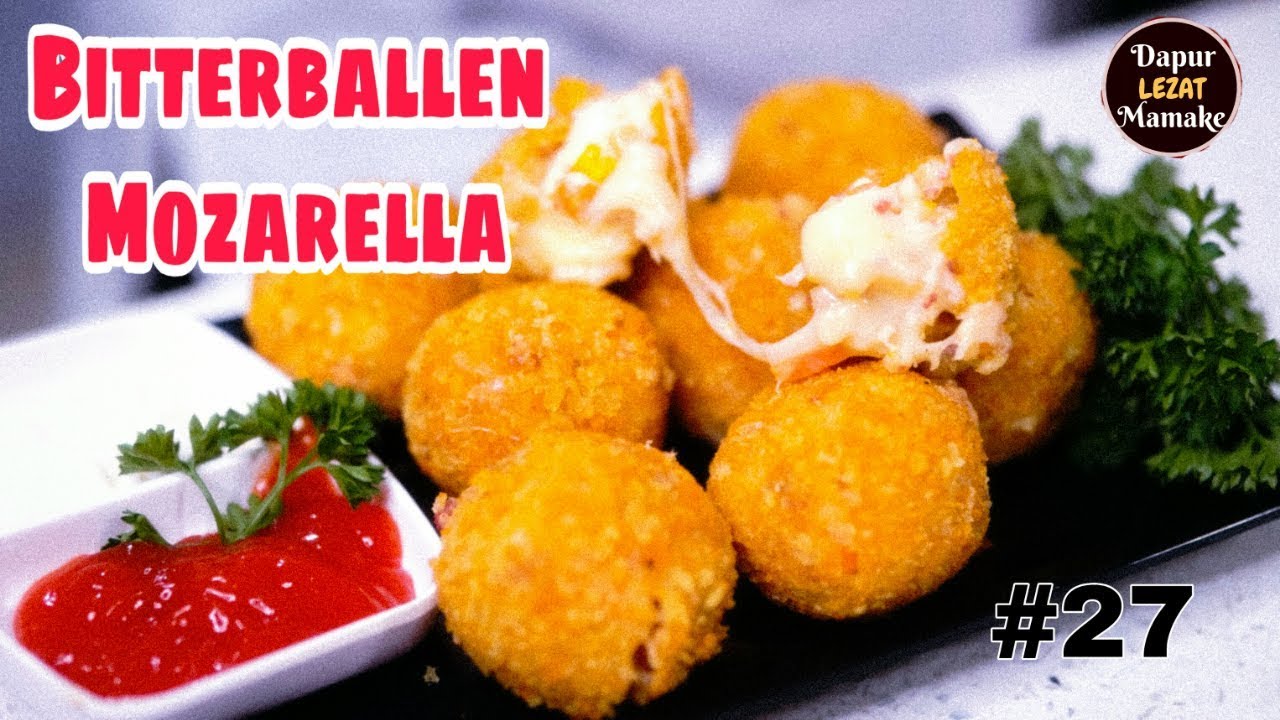 BITTERBALLEN MOZARELLA/CARA MEMBUAT BITTERBALLEN YANG GAMPANG DAN ENAK