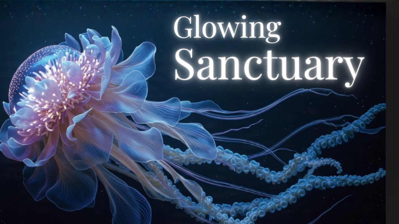 Peaceful Piano Glowing Underwater Sanctuary 4 Hours Full