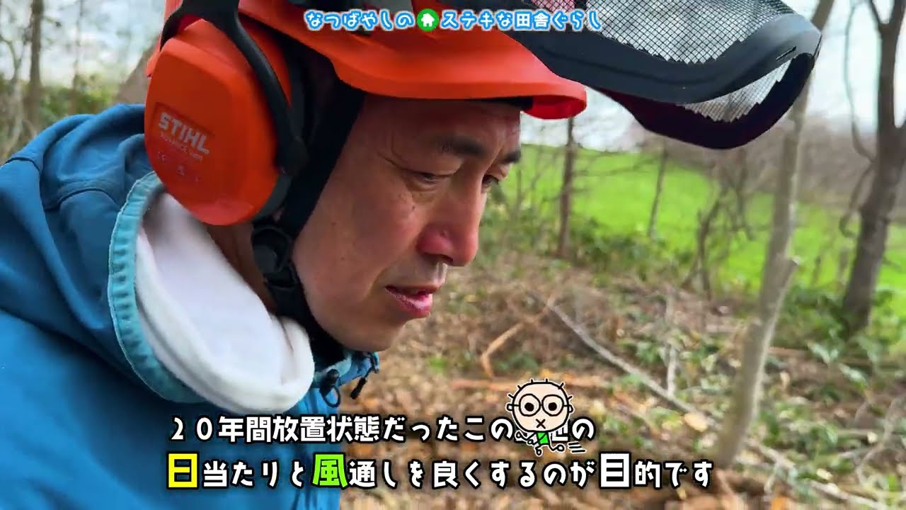 【第22話】この世界に風と光を２（なつばやしのステキな田舎暮らし）はじめてのチェンソー伐採