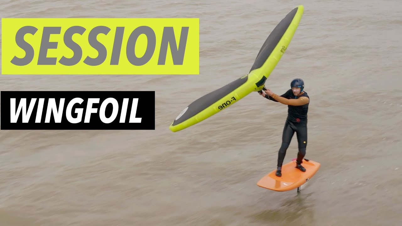 SESSION WING FOIL A LA BAULE AVEC DAVID ET RIKE (FOILWING / WINGSURF)