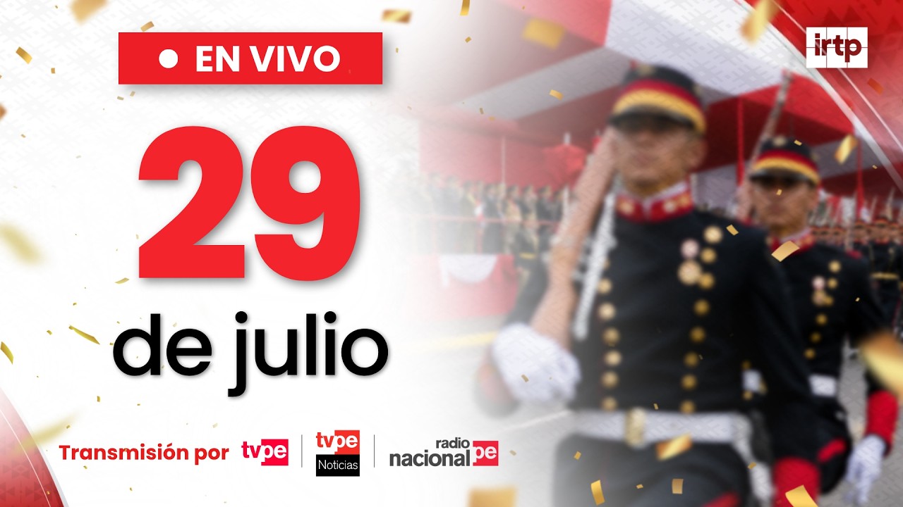 🔴 EN VIVO | Fiestas Patrias 2026: Gran Parada Militar y Desfile C&iacute;vico Militar | TVPer&uacute;