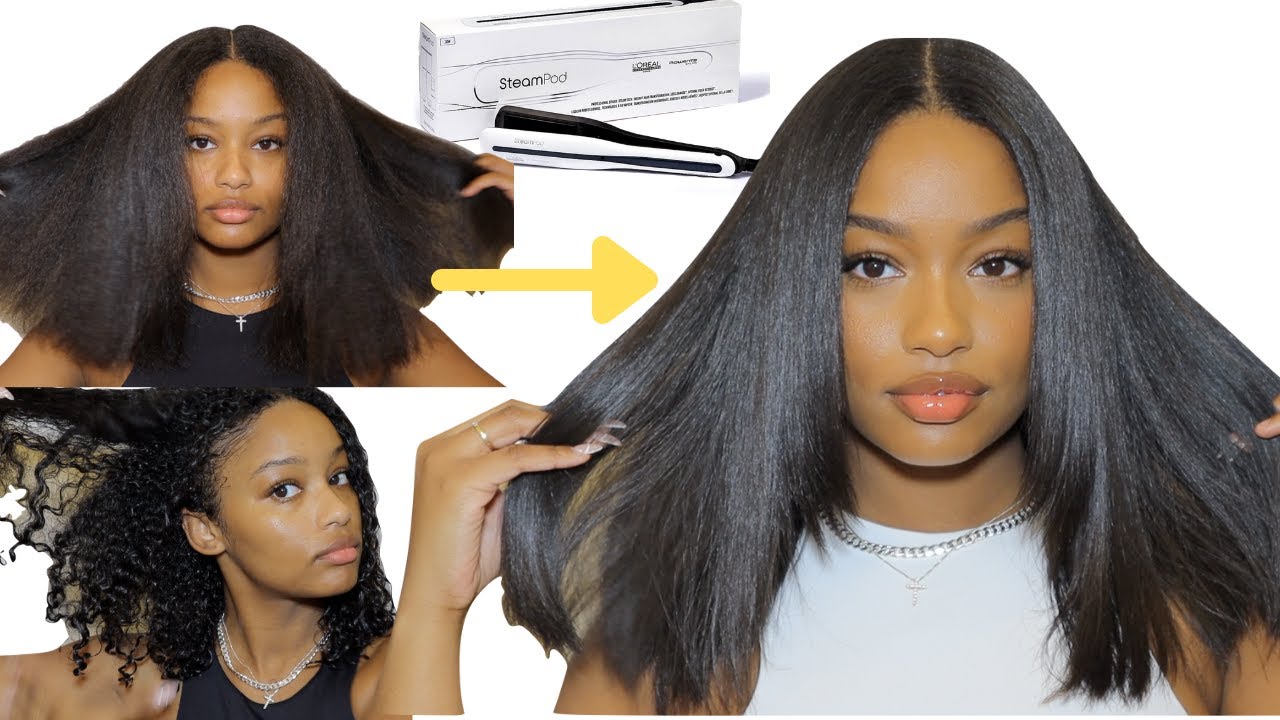 КУДЯНЫЕ ИЛИ ПРЯМЫЕ ВОЛОСЫ С ПОМОЩЬЮ L'OREAL STEAMPOD | ИДЕАЛЬНЫЙ УТЮЖОК ДЛЯ ШЕЛКОВОГО ПЛИТАНИЯ НА...