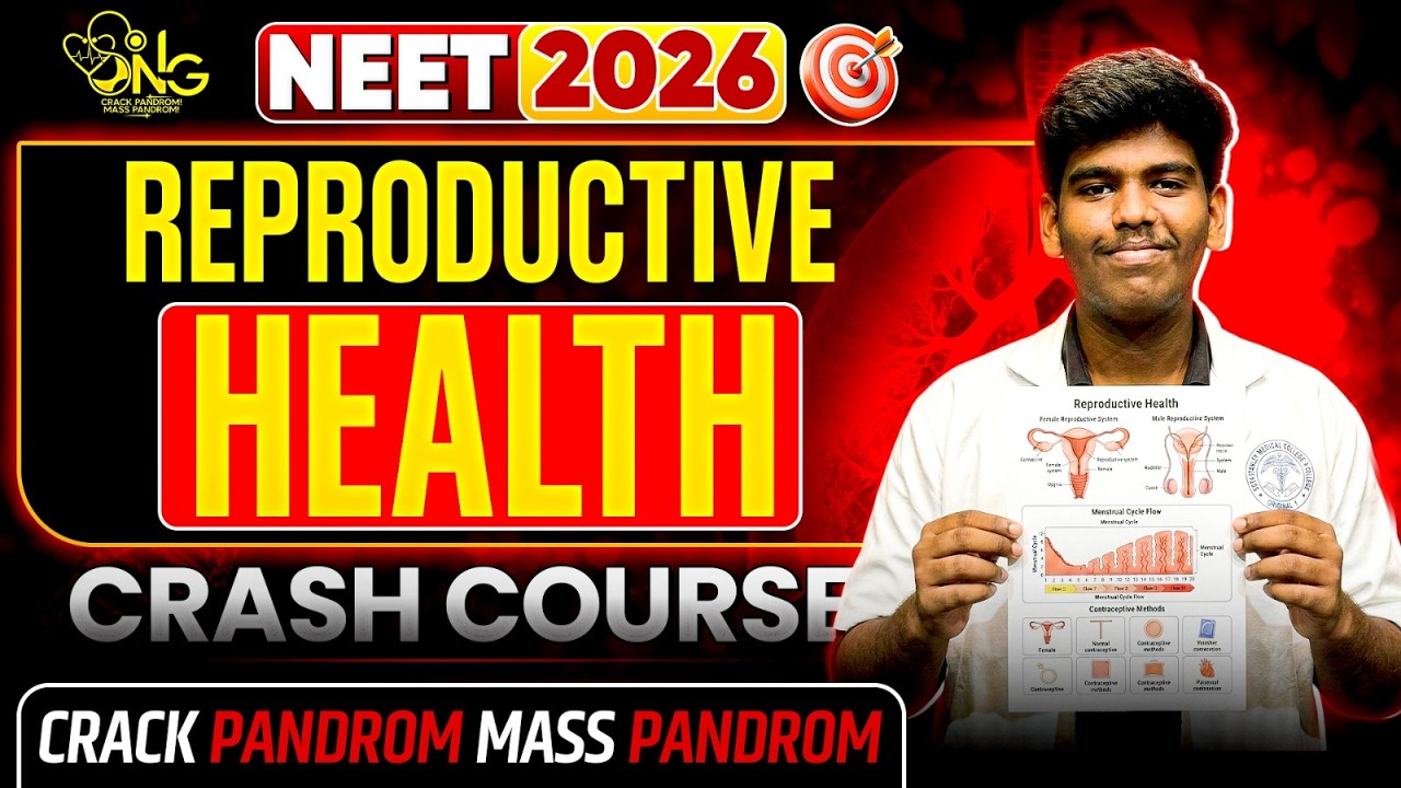 REPRODUCTIVE HEALTH - ONE SHOT🔥💯VIDAMUYARCHI 2.0 NEET 2026💛🤟BY STANLEY MEDICO💛🤟#neet2026