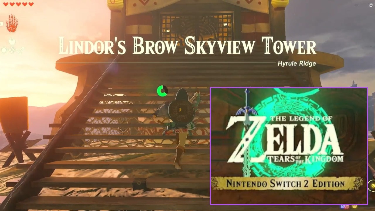 LINDOR'S BROW SKYVIEW TOWER - THE LEGEND OF ZELDA - TEARS OF THE KINGDOM