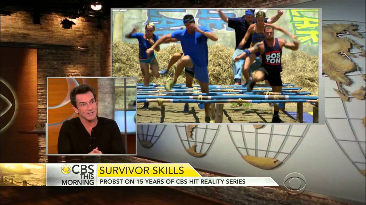 Host Jeff Probst on 15 years of hit show "Survivor"