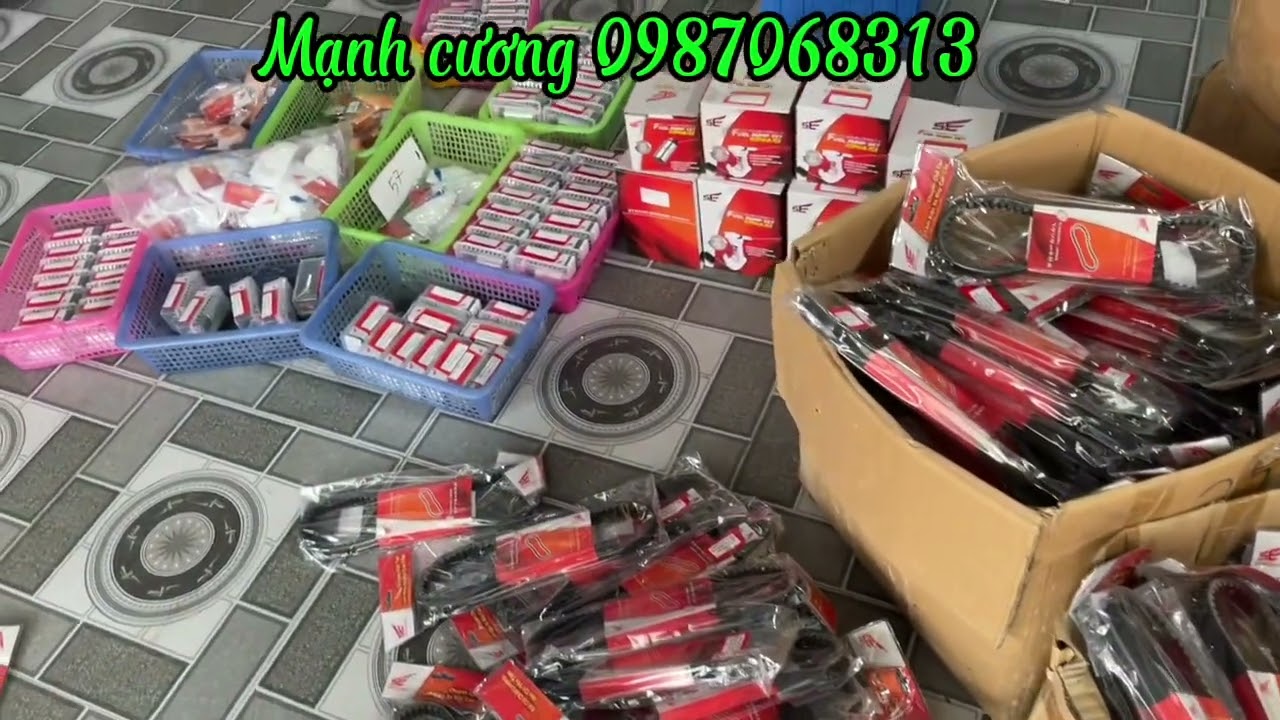 Video 996 đồ nghề và phụ Tùng xe máy em vừa về