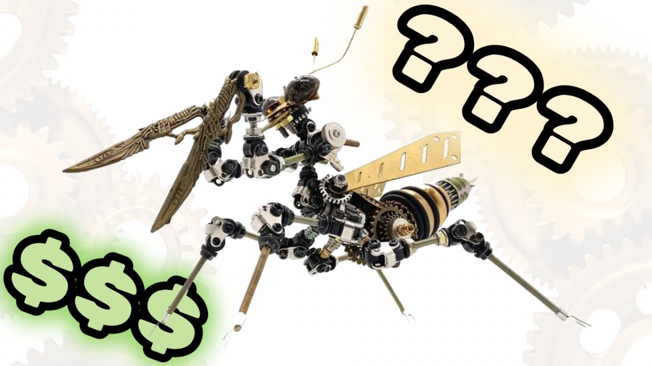 ⚙ Steampunk Mechanical Mantis y El Principe Mestizo ☕ Cubes4u 🛠⚙ 3D Metal Puzzle DIY