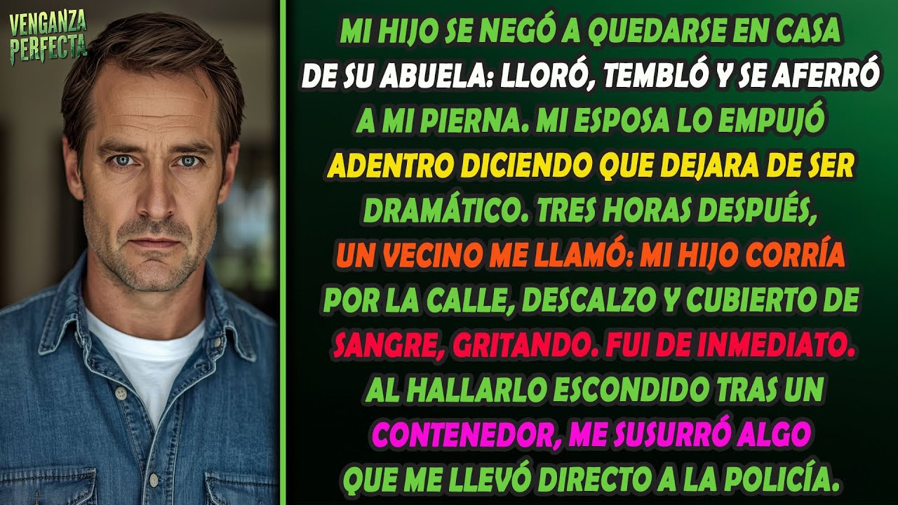 Mi hijo suplicó no quedarse con su abuela. 3 horas después, un vecino lo encontró huyendo.
