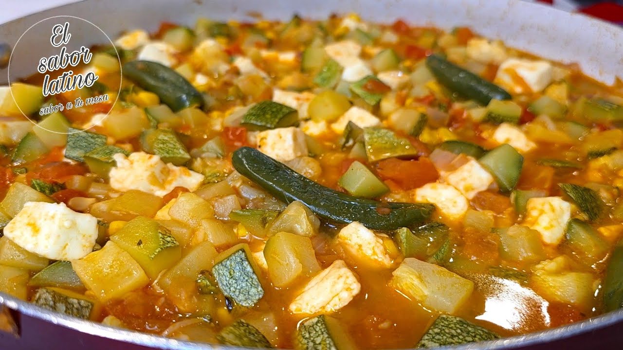 🔴Asi se Preparan las Calabacitas A la Mexicana Como en el Rancho!💥