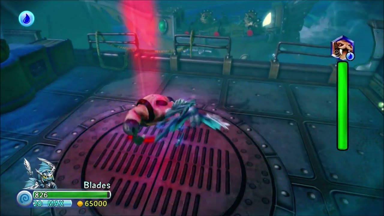 Skylanders Trap Team Brawl and Chain Boss Battle with Blades (Nightmare Mode)