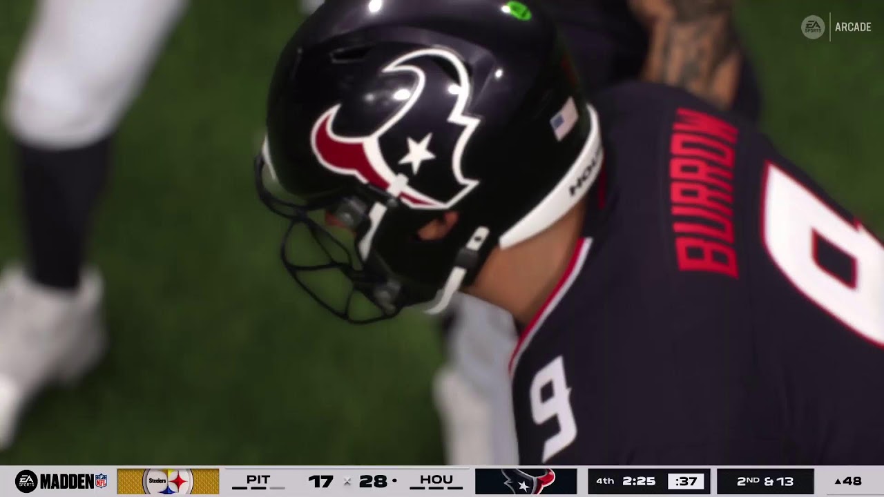 Madden playoffs Steelers vs Texans