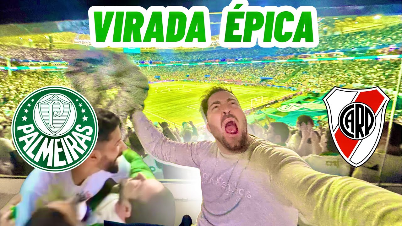 O ALLIANZ PARQUE VIROU UM PANDÊMONIO CONTRA O RIVER PLATE/ Palmeiras 3 x 1 River Plate 