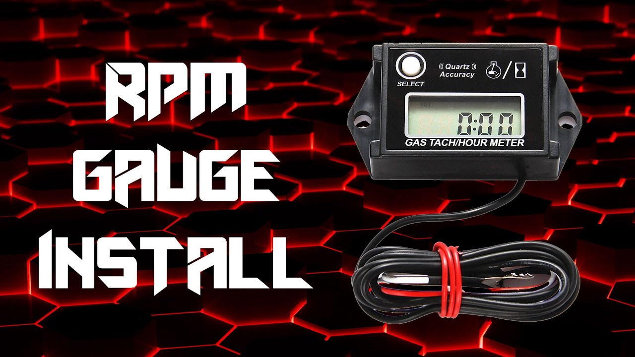 Go Kart Rpm Gauge Install