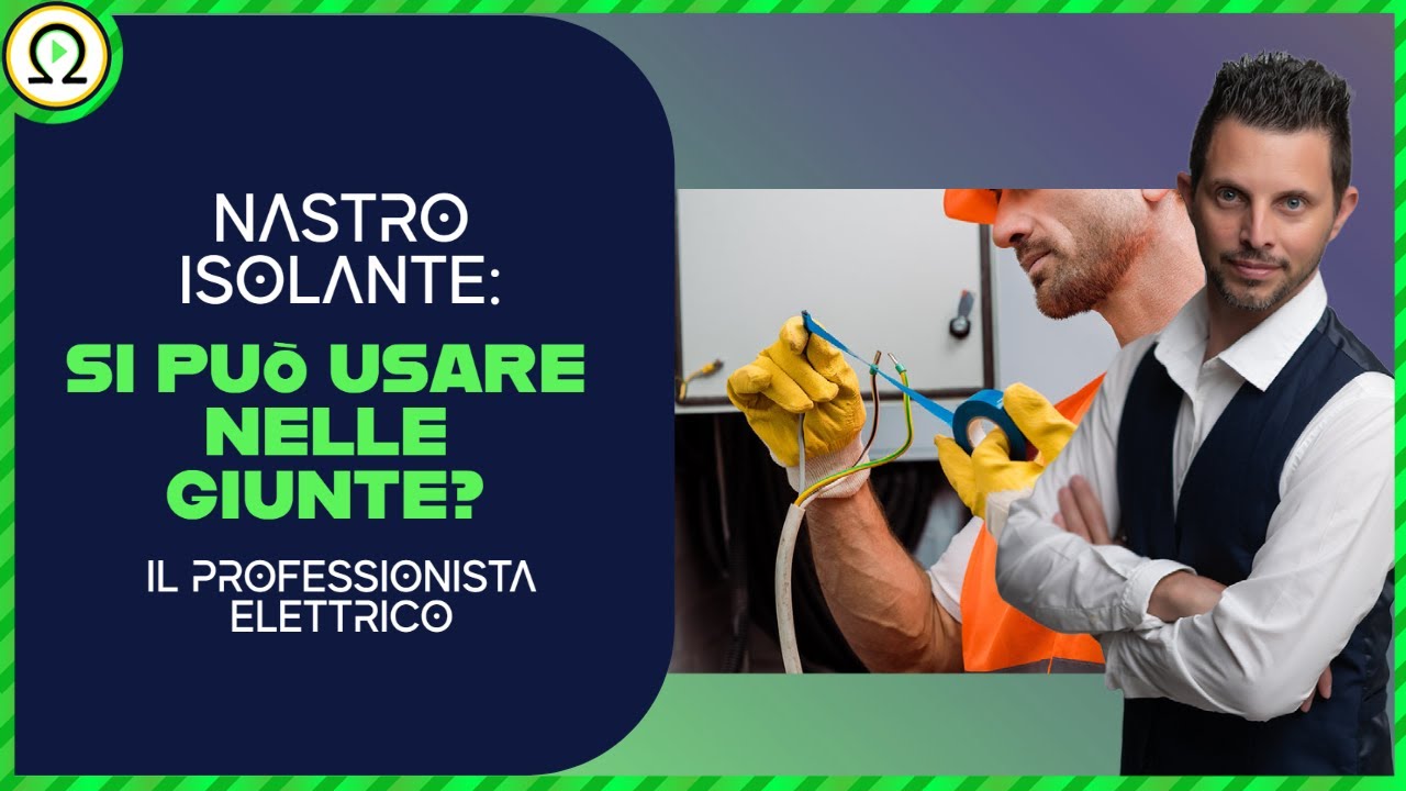 Nastro isolante si pu&ograve; usare nelle giunte ?