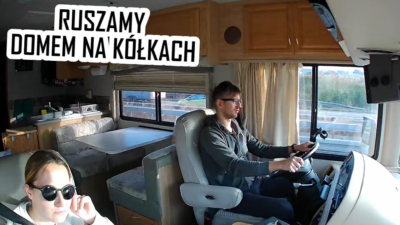 [S4E2] - Amerykański kamper po Europie! Ciężki start, trudne warunki na drodze. Ile waży kamper?