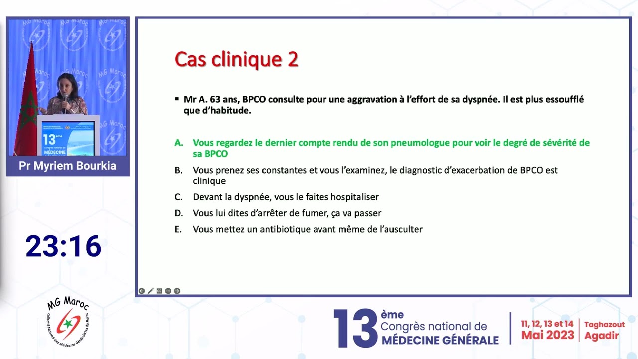 Workshop 31   Les infections pulmonaires Pr Myriem Bourkia