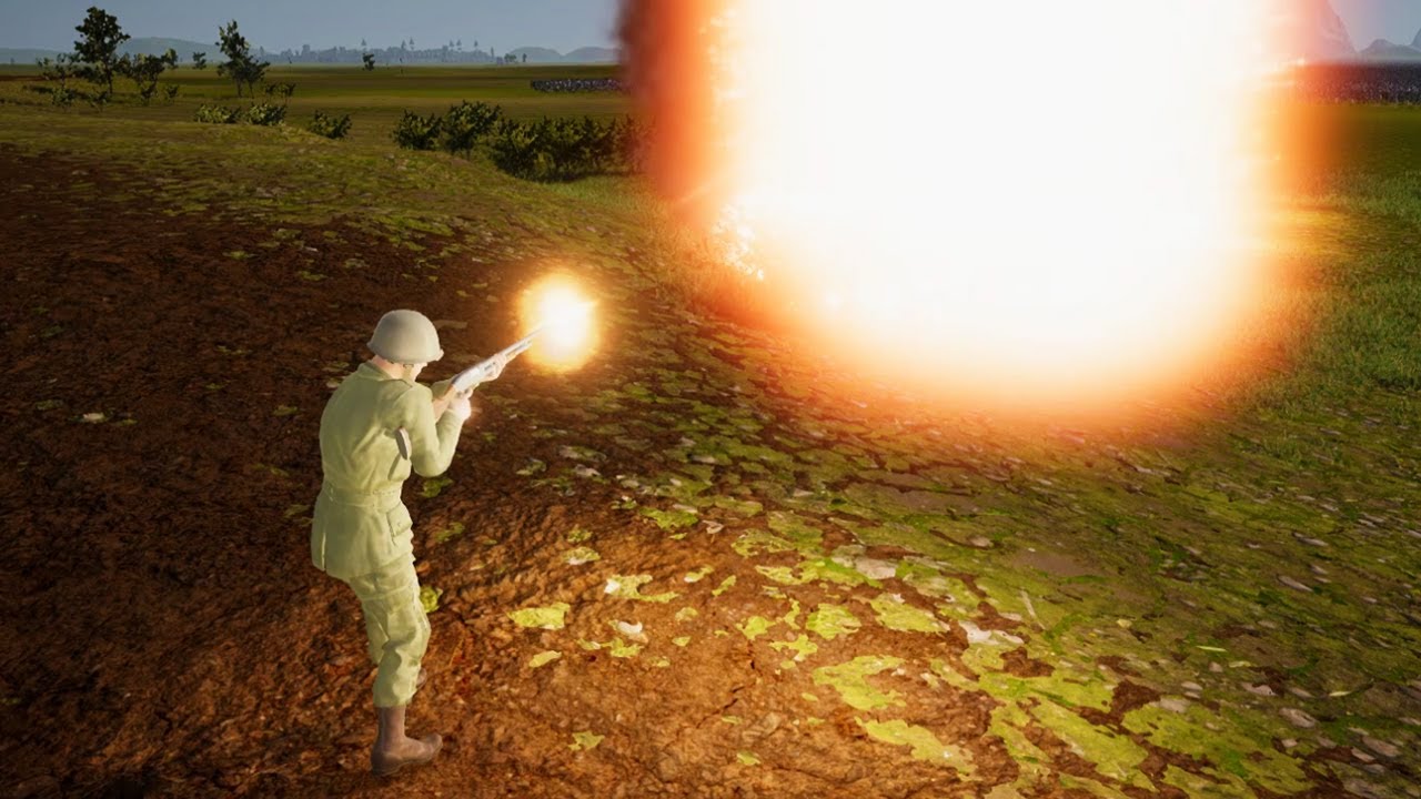 【UEBS2】縦長に並べた200万の中世兵士を99999倍戦車ショットガンでボウリングのように吹き飛ばそう - Ultimate Epic Battle Simulator 2
