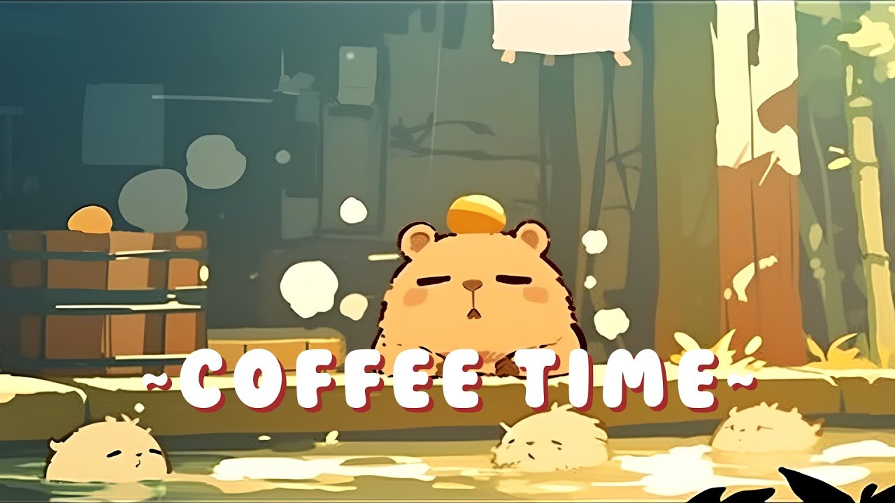 [Full Hour] Capybara Lofi Zone - Cozy Beats for Relaxation ~ Zen Moments ~ 🦫 🎧 ✨