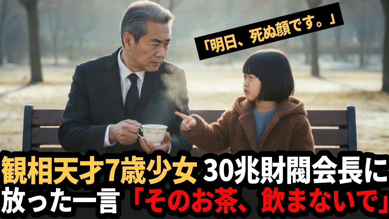 観相の天才7歳少女が30兆財閥会長に言った「そのお茶、飲まないで」【感動する話】【朗読】
